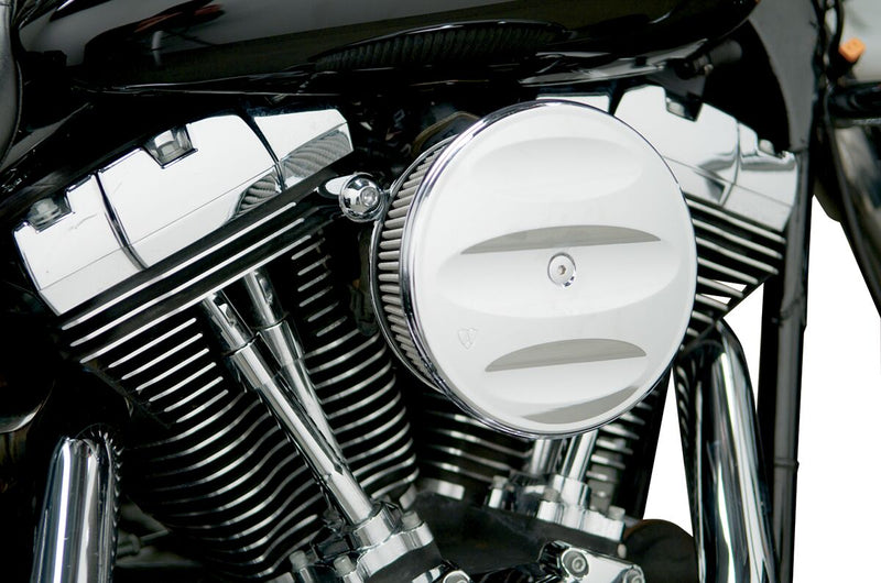 Arlen Ness Scalloped Air Cleaner Outlet Cover #18-781