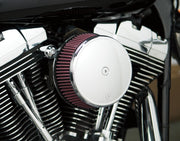 Arlen Ness Chrome Smooth Air Cleaner Outlet Cover