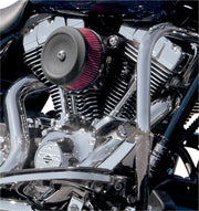 S&S Cycle Black Wrinkle Powder-Coat Bob Dish Stealth Air Cleaner Cover