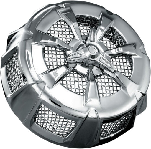 Kuryakyn Alley Cat Air Cleaner Cover Chrome Silver Aluminium