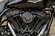 S&S Cycle Gloss Black Stealth Tri-Spoke Air Cleaner Cover