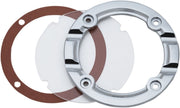 Kuryakyn Clear Trap Door For Standard & Blood Groove Hypercharger In Chrome