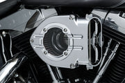 Kuryakyn Clear Trap Door For Standard & Blood Groove Hypercharger In Chrome