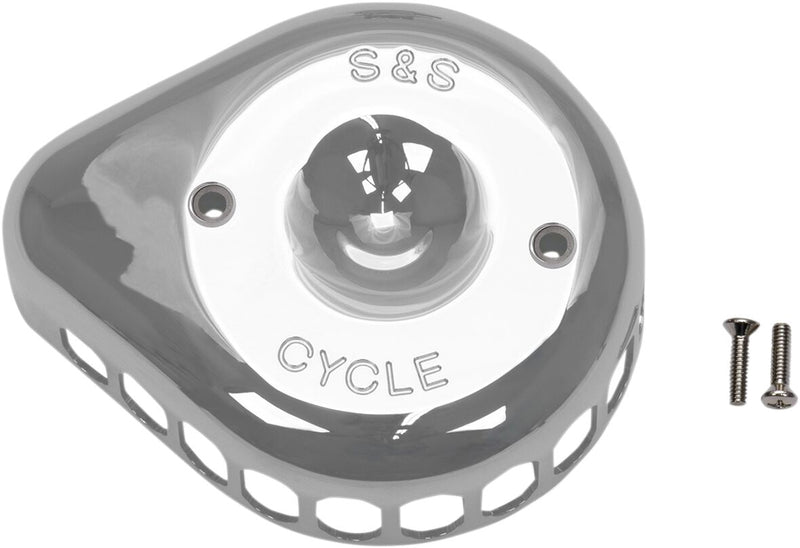 S&S Cycle Chrome Mini Teardrop Stealth Air Cleaner Cover for Various Various Harley-Davidson Motorcycles (See Fitment List) #170-0367