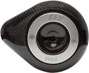 S&S Cycle Stealth Carbon Fibre Teardrop Air Cleaner Cover for Various Various Harley-Davidson Motorcycles (See Fitment List)