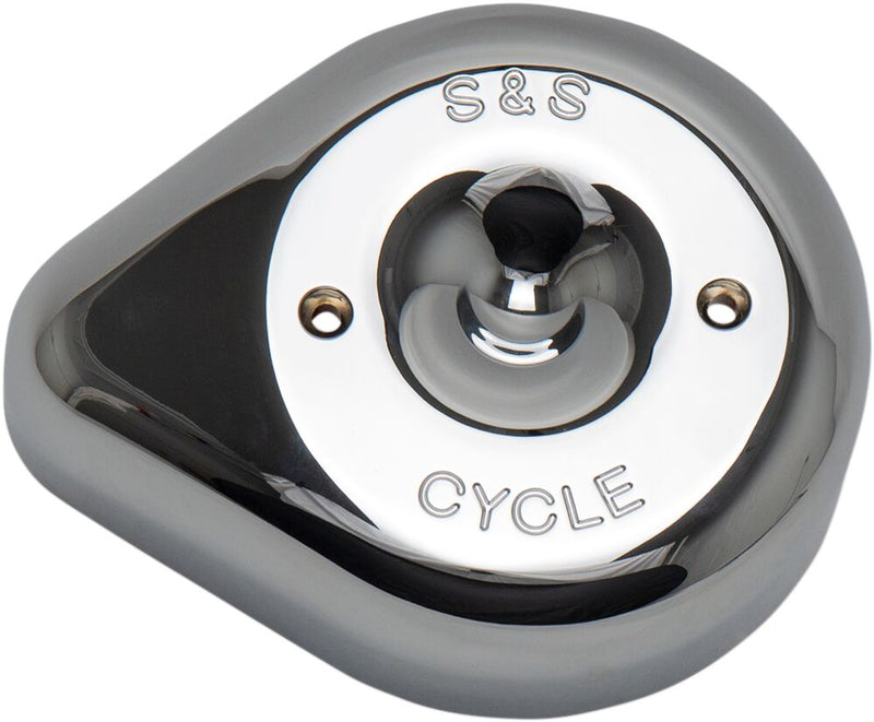 S&S Cycle Chrome Stealth Teardrop Air Cleaner Cover for Various Various Harley-Davidson Motorcycles (See Fitment List)