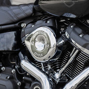S&S Cycle Chrome Stealth Teardrop Air Cleaner Cover for Various Various Harley-Davidson Motorcycles (See Fitment List)