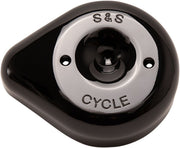 S&S Cycle Gloss Black Stealth Teardrop Air Cleaner Cover for Various Various Harley-Davidson Motorcycles (See Fitment List) #170-0531