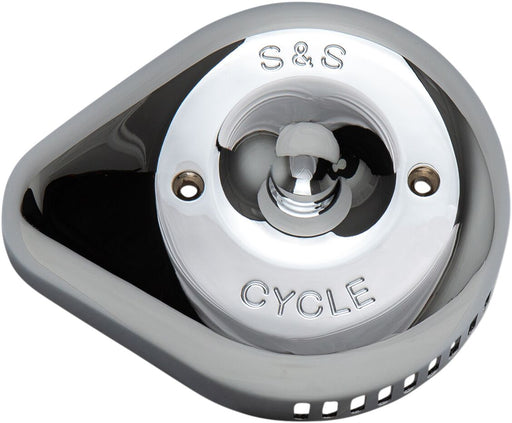 S&S Cycle Chrome Stealth Slasher Teardrop Air Cleaner Cover for Various Various Harley-Davidson Motorcycles (See Fitment List)