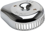 S&S Cycle Chrome Stealth Slasher Teardrop Air Cleaner Cover for Various Various Harley-Davidson Motorcycles (See Fitment List) #170-0532