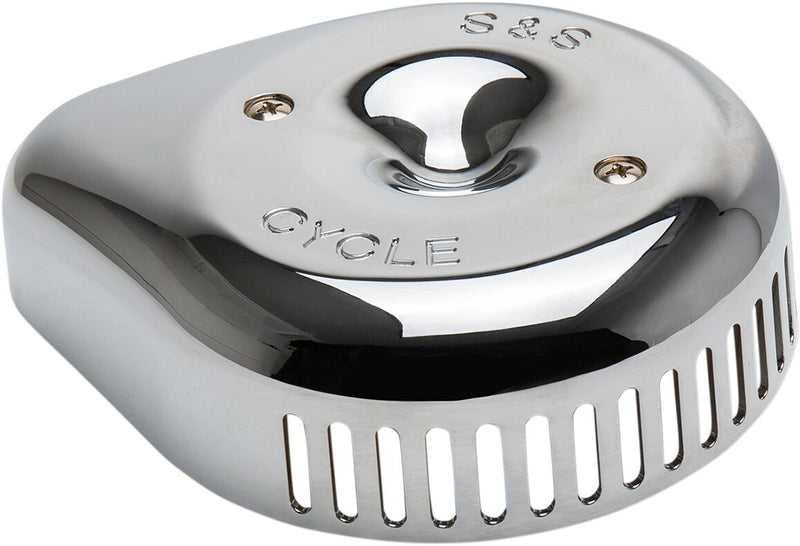 S&S Cycle Chrome Stealth Slasher Teardrop Air Cleaner Cover for Various Various Harley-Davidson Motorcycles (See Fitment List) #170-0532