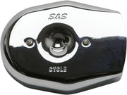 S&S Cycle Chrome Stealth Tribune Air Cleaner Cover #170-0592