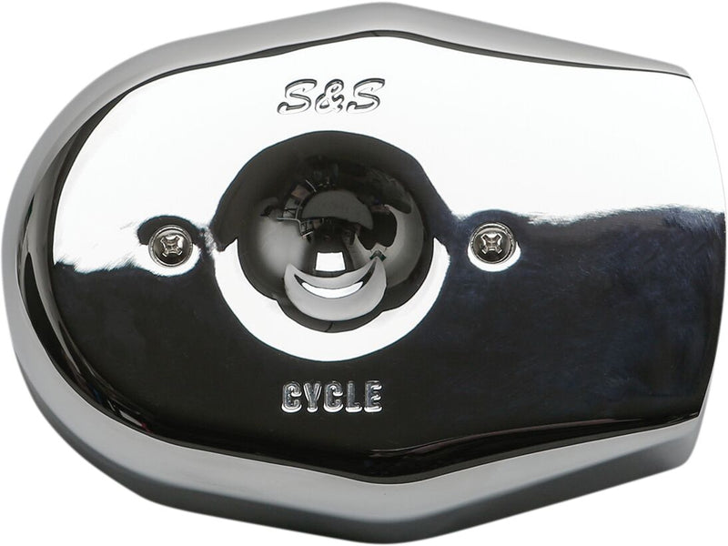 S&S Cycle Chrome Stealth Tribune Air Cleaner Cover #170-0592