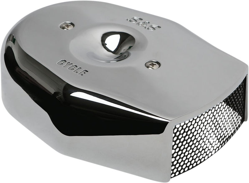 S&S Cycle Chrome Stealth Tribune Air Cleaner Cover #170-0592