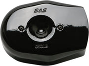 S&S Cycle Gloss Black Stealth Tribune Air Cleaner Cover #170-0593