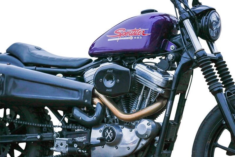 S&S Cycle Gloss Black Stealth Tribune Air Cleaner Cover