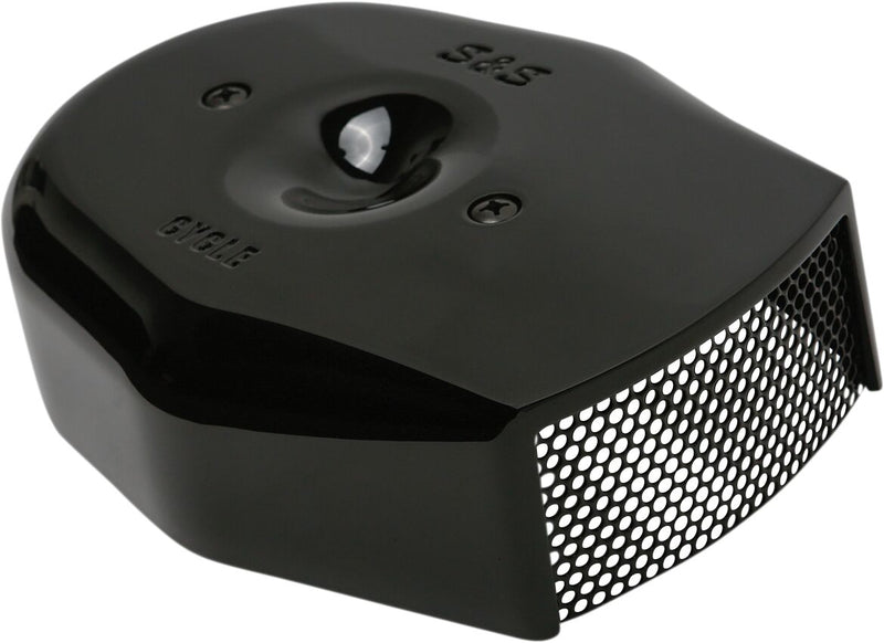 S&S Cycle Gloss Black Stealth Tribune Air Cleaner Cover