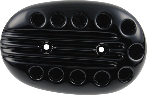 Cult Werk Air Filter Cover "Slotted" for 2004-2017 Harley-Davidson Air Cleaner Cover Black ABS Polymer