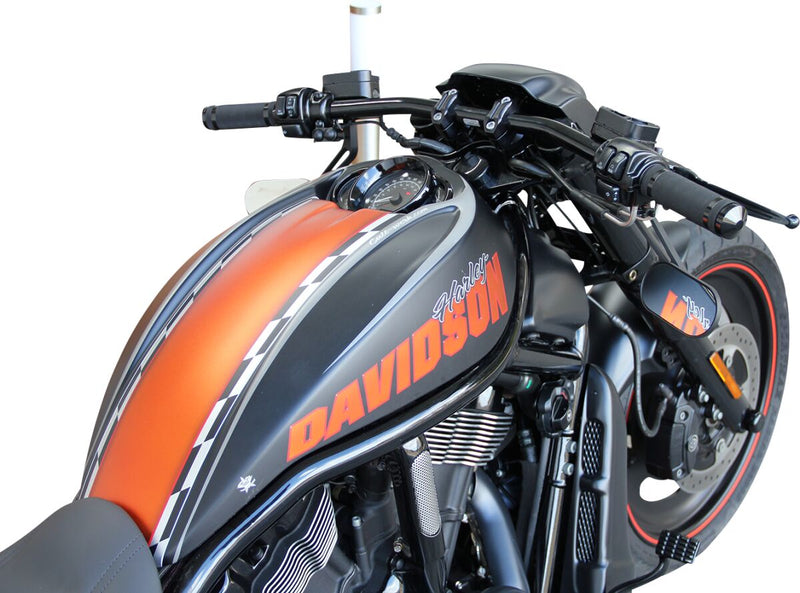 Cult Werk Airbox Cover "Racing" for 2002-2017 Harley-Davidson Air Cleaner Cover Plastic Each