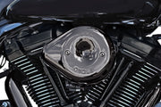 S&S Cycle Stealth Teardrop Air Cleaner Cover for 2017-2023 Harley-Davidson Lava Chrome #170-0779
