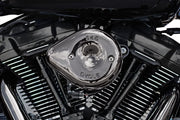 S&S Cycle Stealth Teardrop Air Cleaner Cover for 2017-2023 Harley-Davidson Lava Chrome