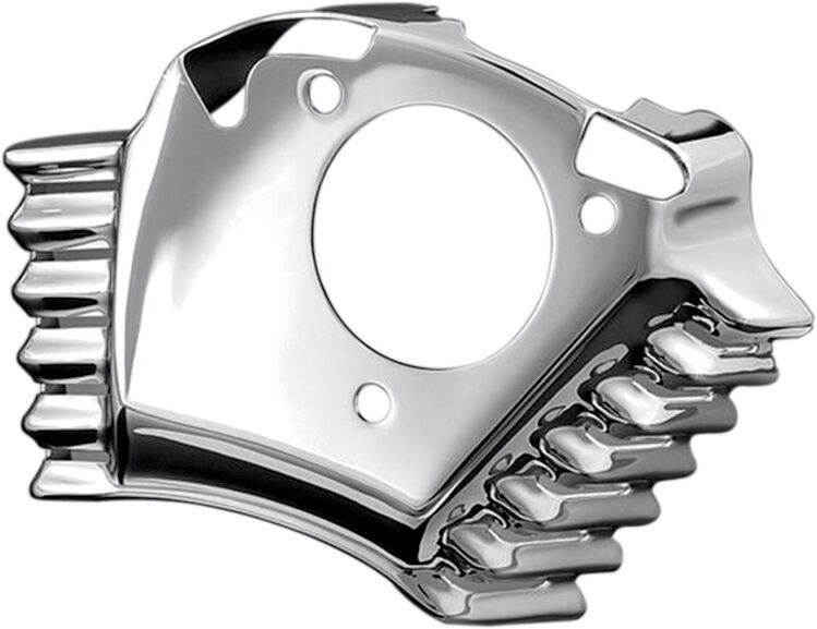 Kuryakyn Throttle Servo Motor Cover In Chrome For Harley-Davidson Touring, Trike & Softail Models With Screamin Eagle Stage One Or Heavy Breather Air Cleaner