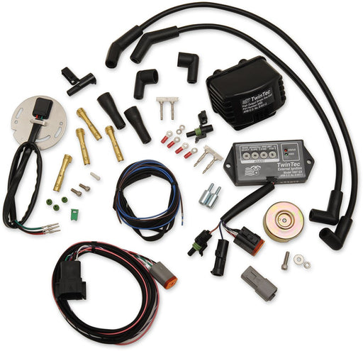 Daytona Twin Tec LLC External Ignition Conversion Kit for 1970-2003 Harley-Davidson Ignition Kit Black