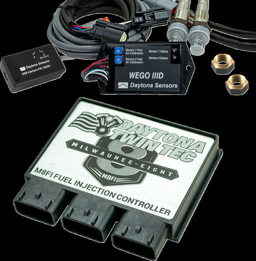 Daytona Twin Tec LLC Fuel Injection Electronic Control Module Kit for 2018-2020 Harley-Davidson Standard Black White