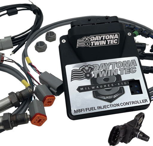 Daytona Twin Tec LLC Auto-tune Electronic Fuel Injection Control Module Kit for 2021-2024 Harley-Davidson 2 BAR Electronic Control Module Black Grey