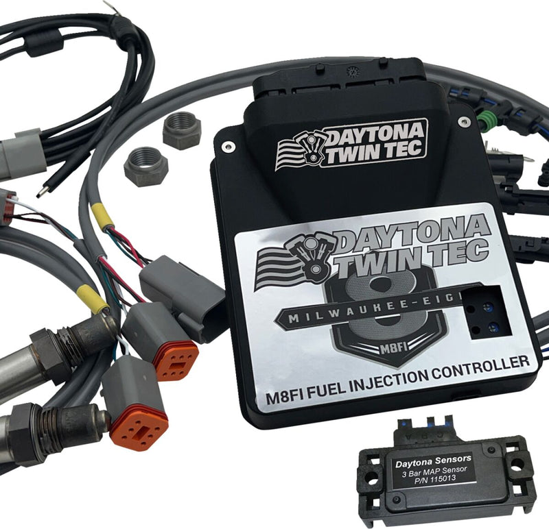 Daytona Twin Tec LLC Auto-tune Electronic Fuel Injection Control Module Kit for 2021-2024 Harley-Davidson 3 BAR Electronic Control Module Black Grey