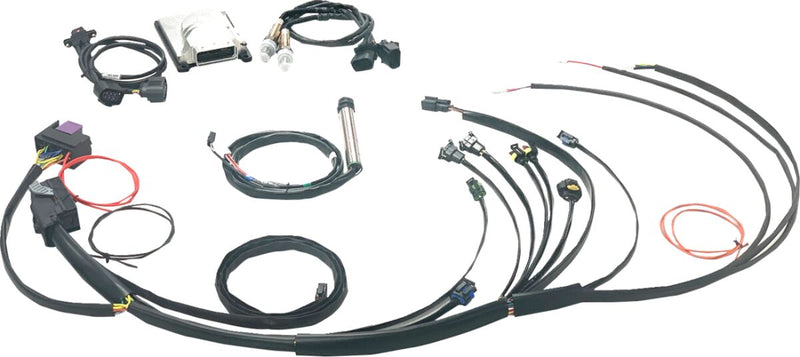 NAMZ Complete Stand-Alone EFI Engine Management System for 2001-2002, 2004, 2008-2017 Harley-Davidson Engine Control Module Black Kit