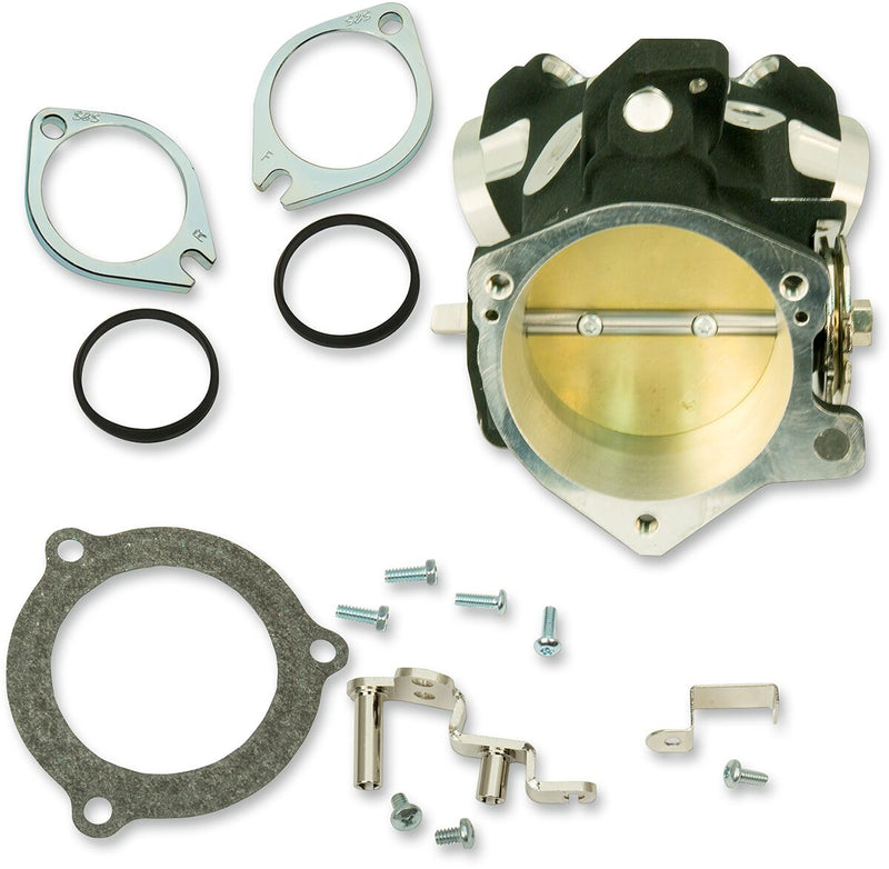 S&S Cycle 66mm Throttle Hog Cable-Operated Throttle Body for Various Various Harley-Davidson Motorcycles (See Fitment List) Throttle Cable #170-0341
