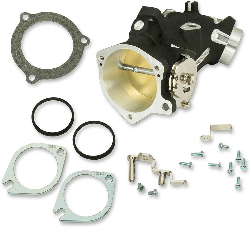 S&S Cycle 66mm Throttle Hog Cable-Operated Throttle Body for Various Various Harley-Davidson Motorcycles (See Fitment List) Throttle Cable