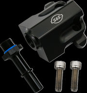 S&S Cycle Replacement Fuel Rail Kit for 2017-2025 Harley-Davidson Anodised Black 6061 Billet Aluminium