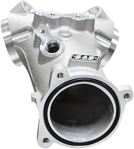 S&S Cycle 55mm Performance Intake Manifold in Silver Finish For 2017-2023 M8 Softail & Touring Models