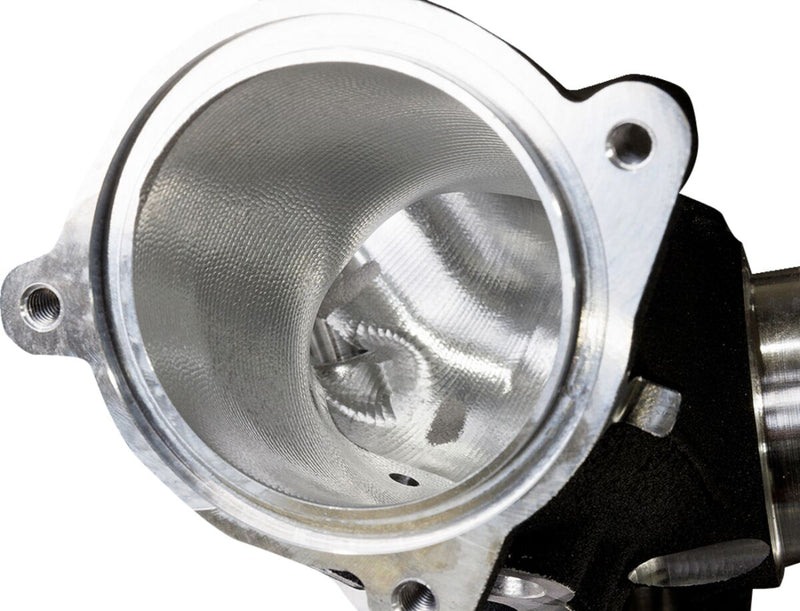 S&S Cycle CNC-Ported 55 mm Intake Manifold for 2017-2025 Harley-Davidson Black Powder Coated Carburetor Each