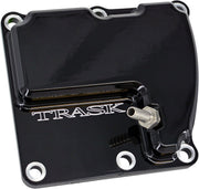 Trask Vented Transmission Cover for 2007-2026 Harley-Davidson Touring and 1999-2006,2018-2026 Harley-Davidson Softail #TM-2041BK