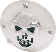 Drag Specialties Chrome 3-D Skull Derby Cover #33-0063