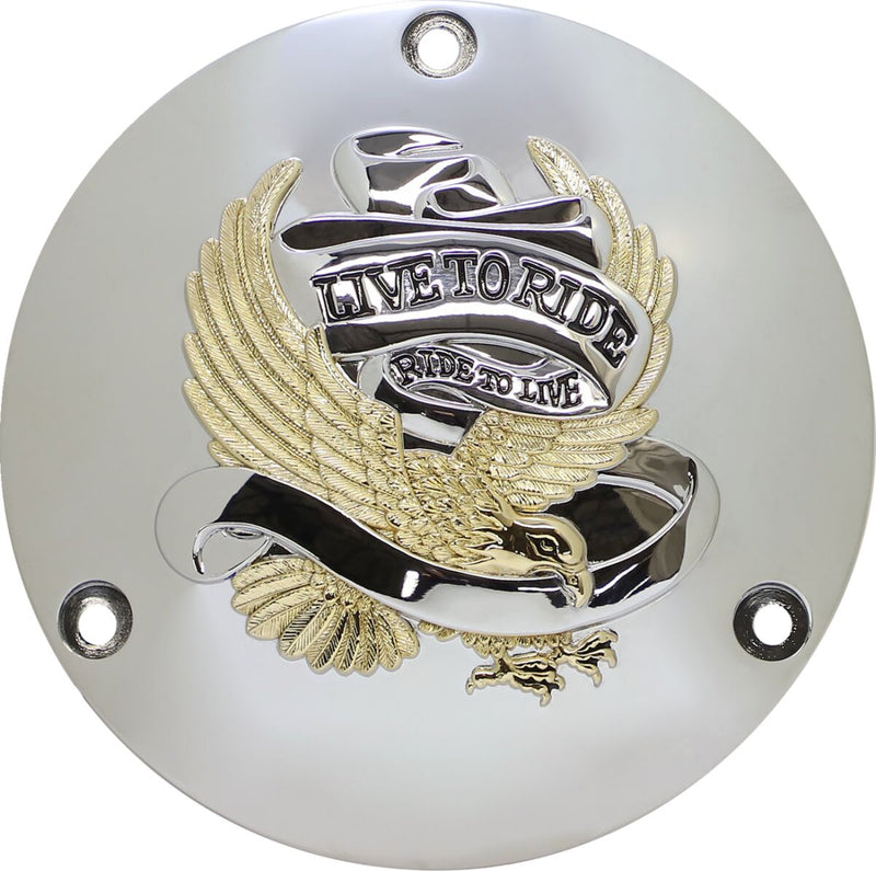 Drag Specialties Live to Ride Derby Cover #33-0010DA
