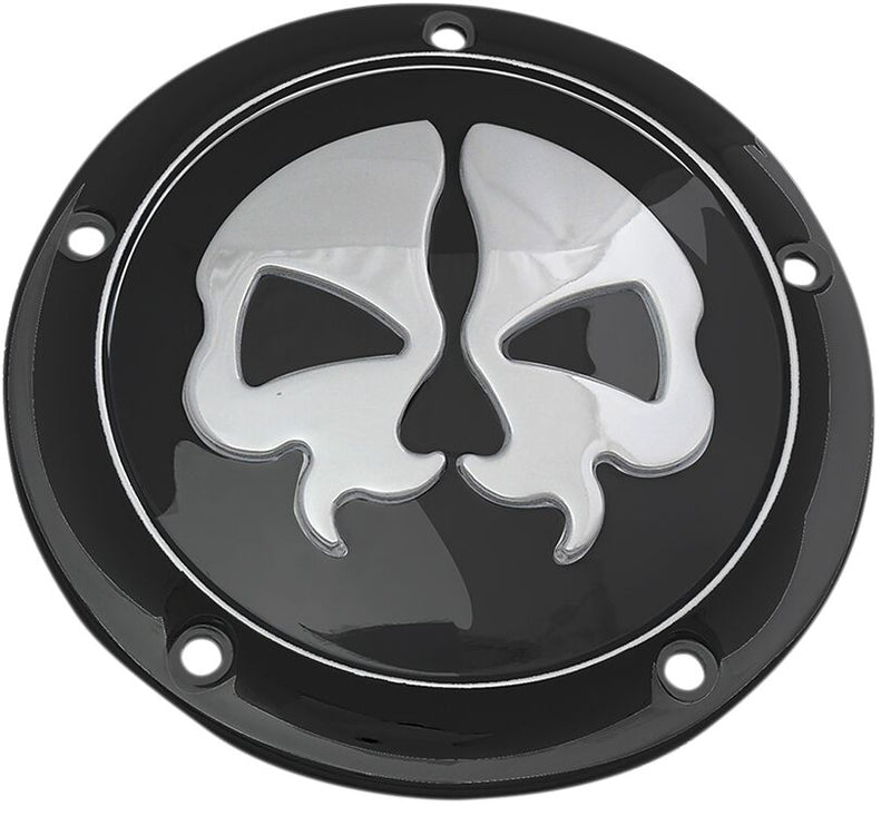 Drag Specialties Split Skull Derby Cover Fits Harley-Davidson Dyna, Softail, Touring, Trike Models 1999-2017