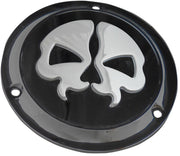 Drag Specialties Split Skull Derby Cover Fits Harley-Davidson Dyna, Softail, Touring Models 1970-1998