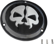 Drag Specialties Split Skull Derby Cover Fits Harley-Davidson Dyna, Softail, Touring Models 1970-1998