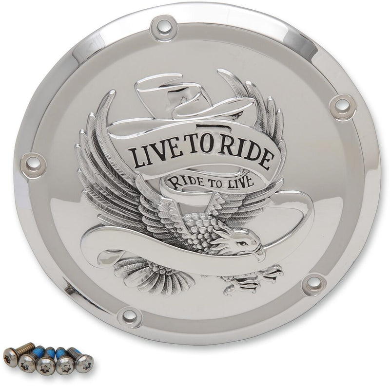 Drag Specialties Live To Ride Derby Cover Fits Harley-Davidson Touring, Trike Models 2015-2024