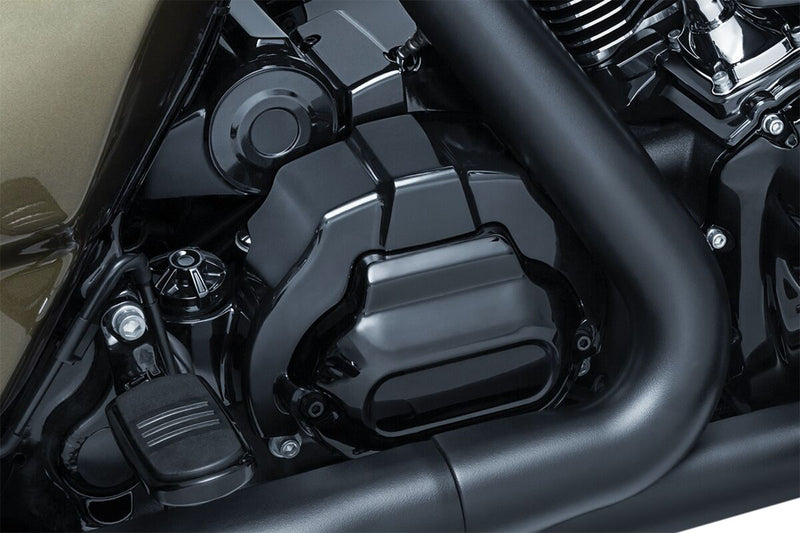 Kuryakyn Transmission Shroud in Gloss Black For 2017-2023 Touring & Trike Models #KUR6442