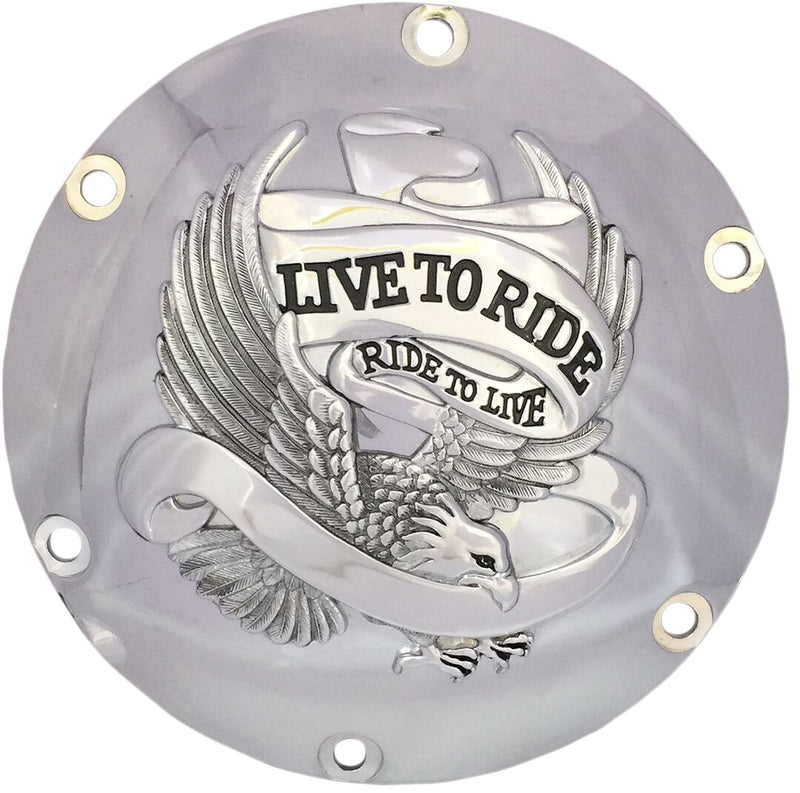 Drag Specialties Live To Ride Derby Cover #33-0067CG