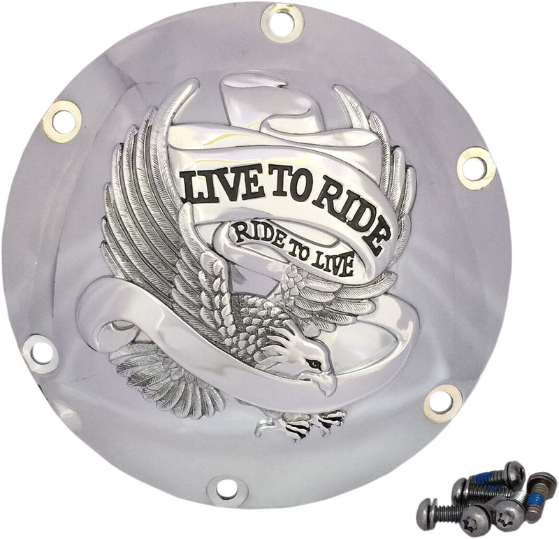 Drag Specialties Live To Ride Derby Cover #33-0067CG