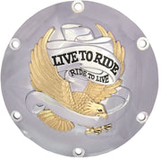 Drag Specialties Live To Ride Derby Cover #33-0067CGA