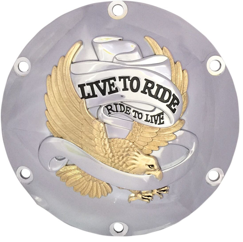 Drag Specialties Live To Ride Derby Cover #33-0067CGA