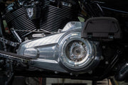Trask Raw Aluminium Assault Derby Cover for 2015-2026 Harley-Davidson Touring Models #TM-0041R