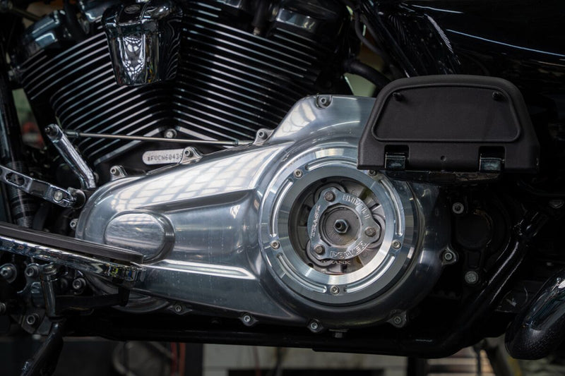 Trask Raw Aluminium Assault Derby Cover for 2015-2026 Harley-Davidson Touring Models #TM-0041R